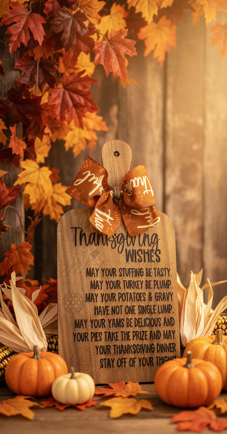 Thanksgiving cutting board